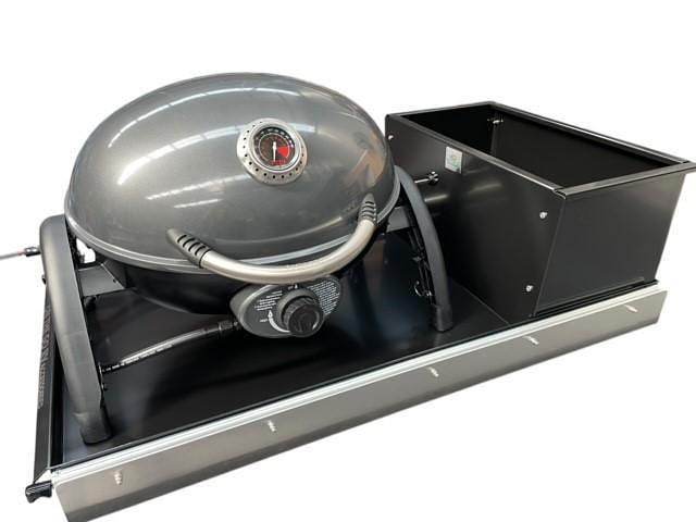 On The Go RV Kitchen Slide BBQ Combo Kit - OPAL 1000mm Long