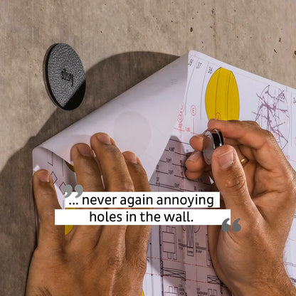 Magnetic Pins SMART incl. Pads BLACK By Silwy