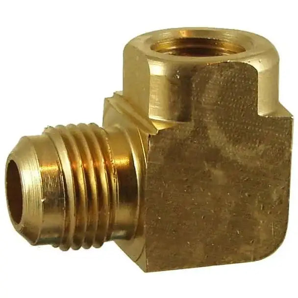 Brass Gas fitting 3/8 to 3/8 Female Flare Elbow