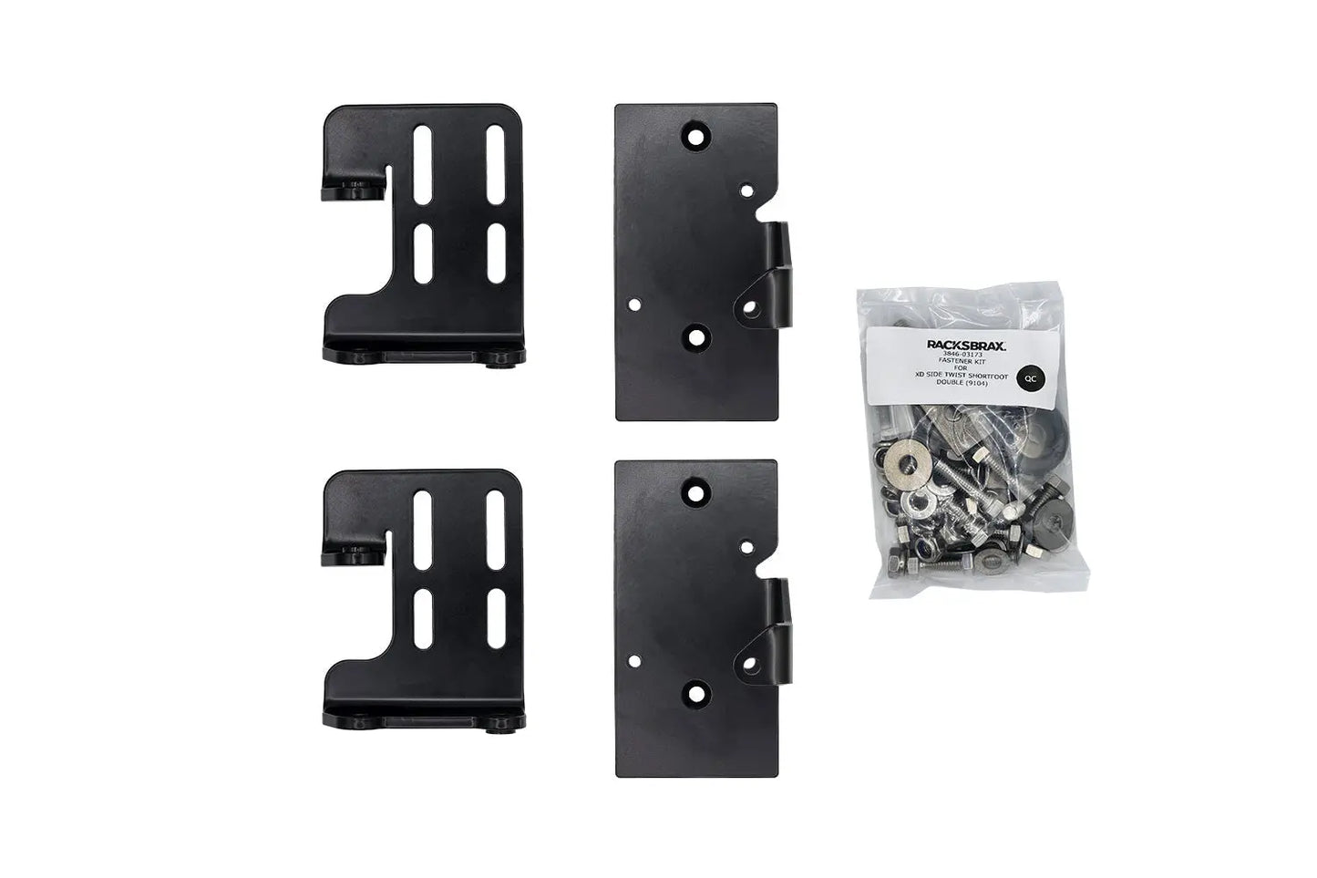 Racksbrax XD Side Twist Bracket Short Foot Double