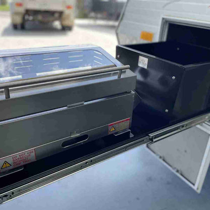 BBQ Slide Combo 400mm wide All-Terrain Tunnel Boot Draw Slide - BBQ Sold separately