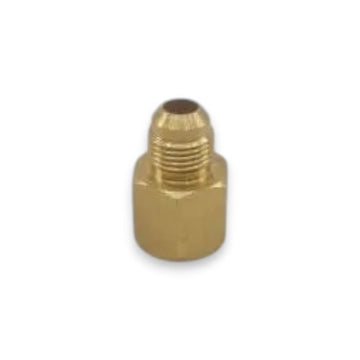 Brass Gas fitting 3/8 Male Flare to 1/2 Female Flare Adaptor