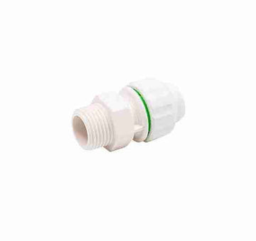 Caravan RV Water John Guest Type Kwick Lock Straight Adaptor 12mm Tube x 1/2" BSP