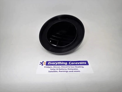 Eberspacher 60mm 65mm Vent Duct Plate 30Degree Black 221000010056