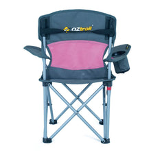 OZtrail Deluxe Junior Arm Chair Pink