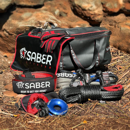 Saber 16K Offroad Ultimate Recovery Kit for large 4WD recoveries SBR-16KKITU1