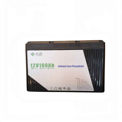 K2 12V 100amp LiFePO4 Caravan Lithium Battery 12V