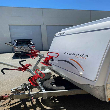 Gripsport Tilting Attachment Converts a Non-Tilting Caravan Rack to Tilting