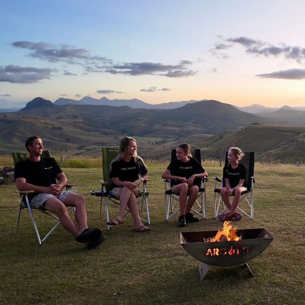 ArcPit XL 2-in-1 portable fire pit and outdoor BBQ - Large Size