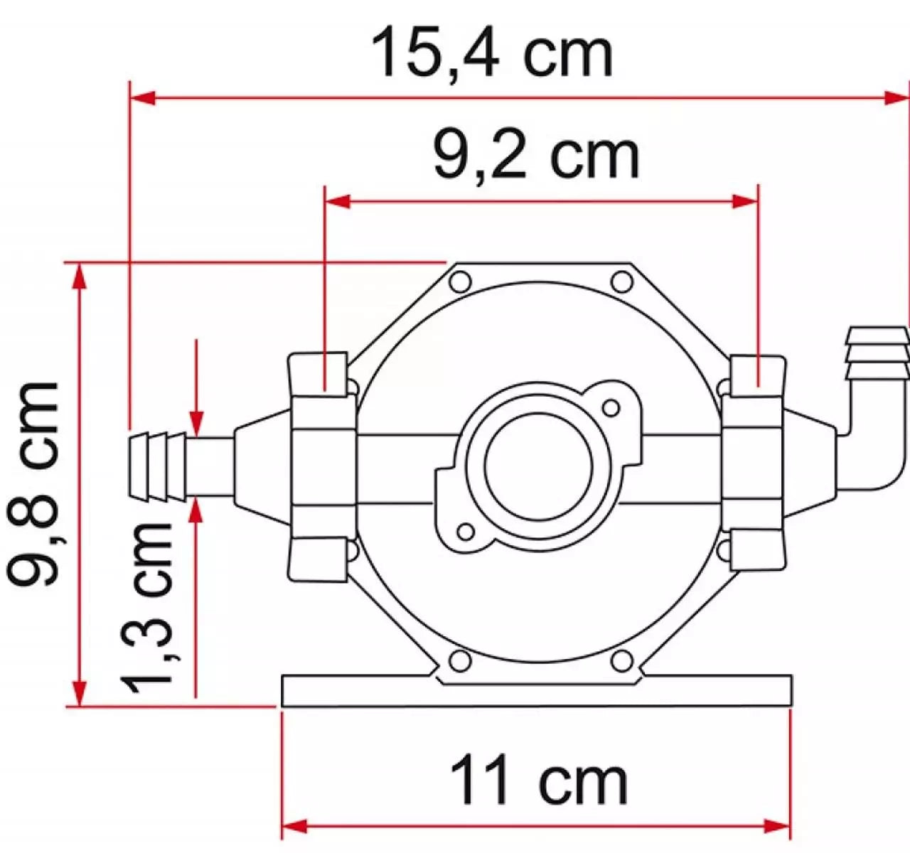 FIAMMA A20 Accumulator Tank Black (2026 Version). 02478-03
