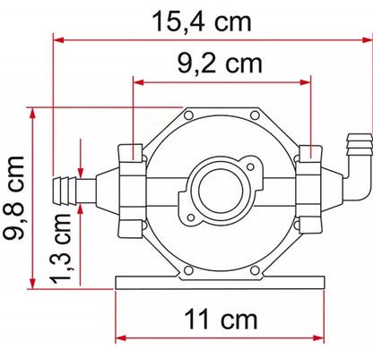 FIAMMA A20 Accumulator Tank Black (2026 Version). 02478-03