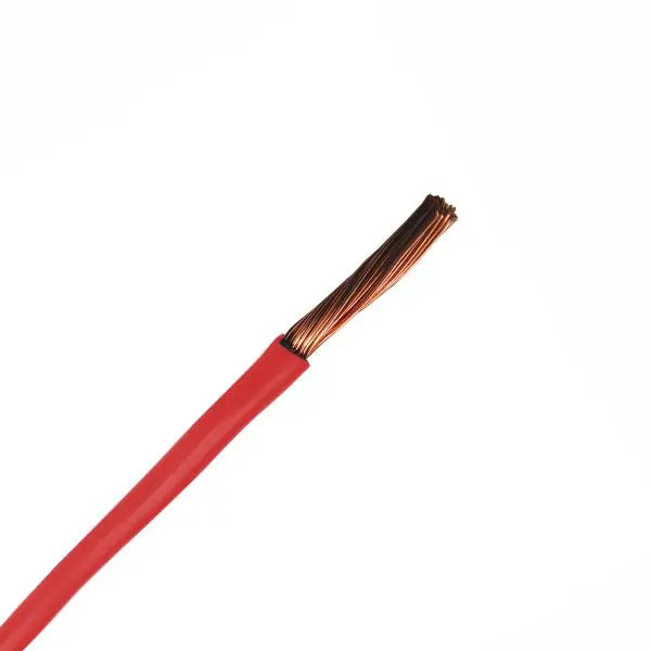 Cable Single 3mm 1.13mm2Red 30M Roll