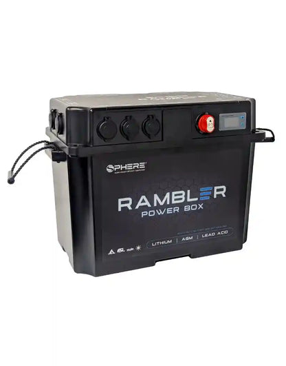 SPHERE RAMBLER Battery Box with Power Accessory Ports & Covers | 455x265x325mm