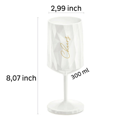 Magnetic Plastic Glass WINE "CHEERS" 0.3l by Silwy