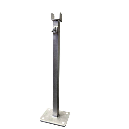 BBQARM Support Post Monument powdercoat aluminium for Under Chassis Mounted Kits