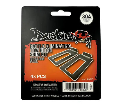 Duskie Anti Rattle Tow Hitch Shim Kit