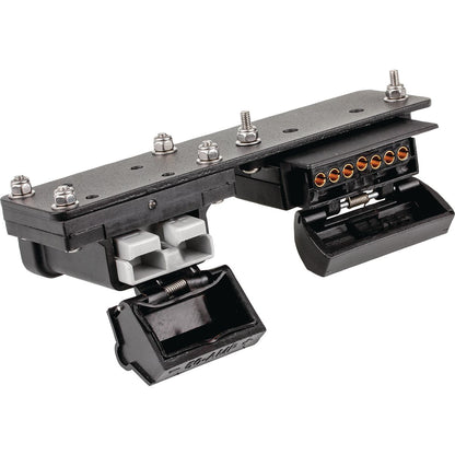 OEX Mounting Plate for 7Pin Flat Trailer Socket and 50A Anderson Plug Connector