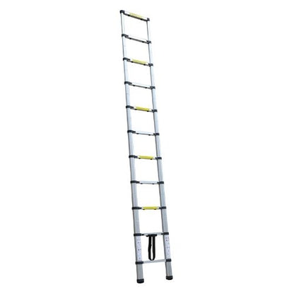Silver 3.2m Portable Telescopic Ladder with Carry Bag