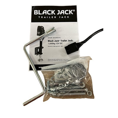 Black Jack Electric Trailer Jack – Maxi - with Wiring Harness