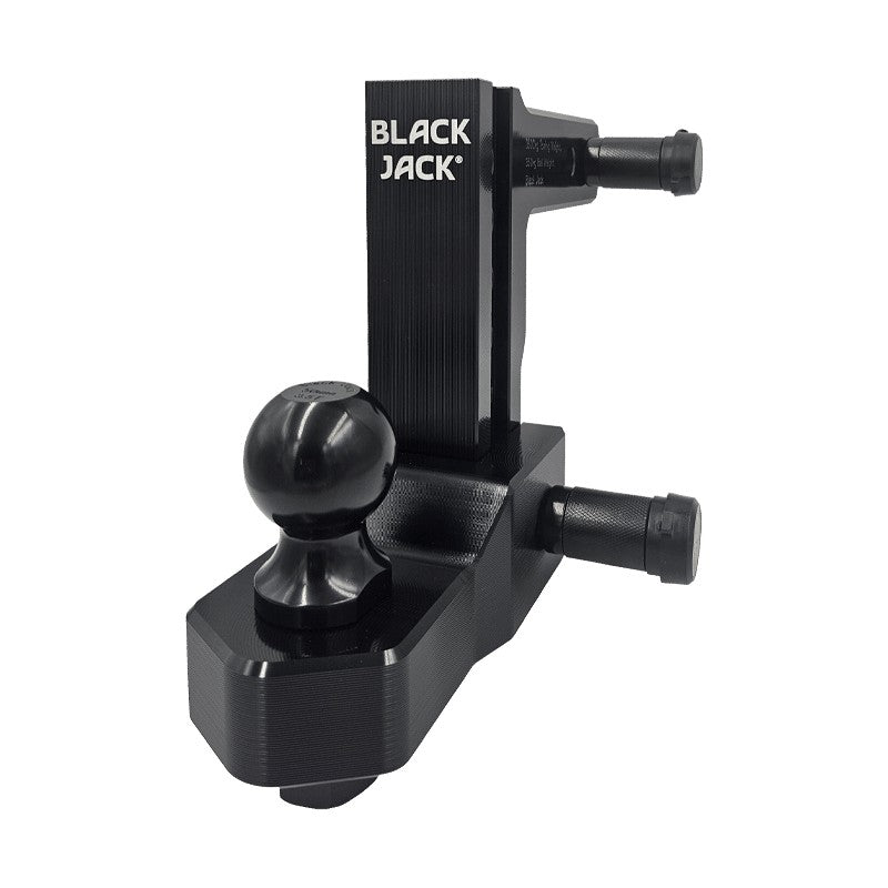 Black Jack Centuria Adjustable Hitch 150mm 3.5t Alloy - Black