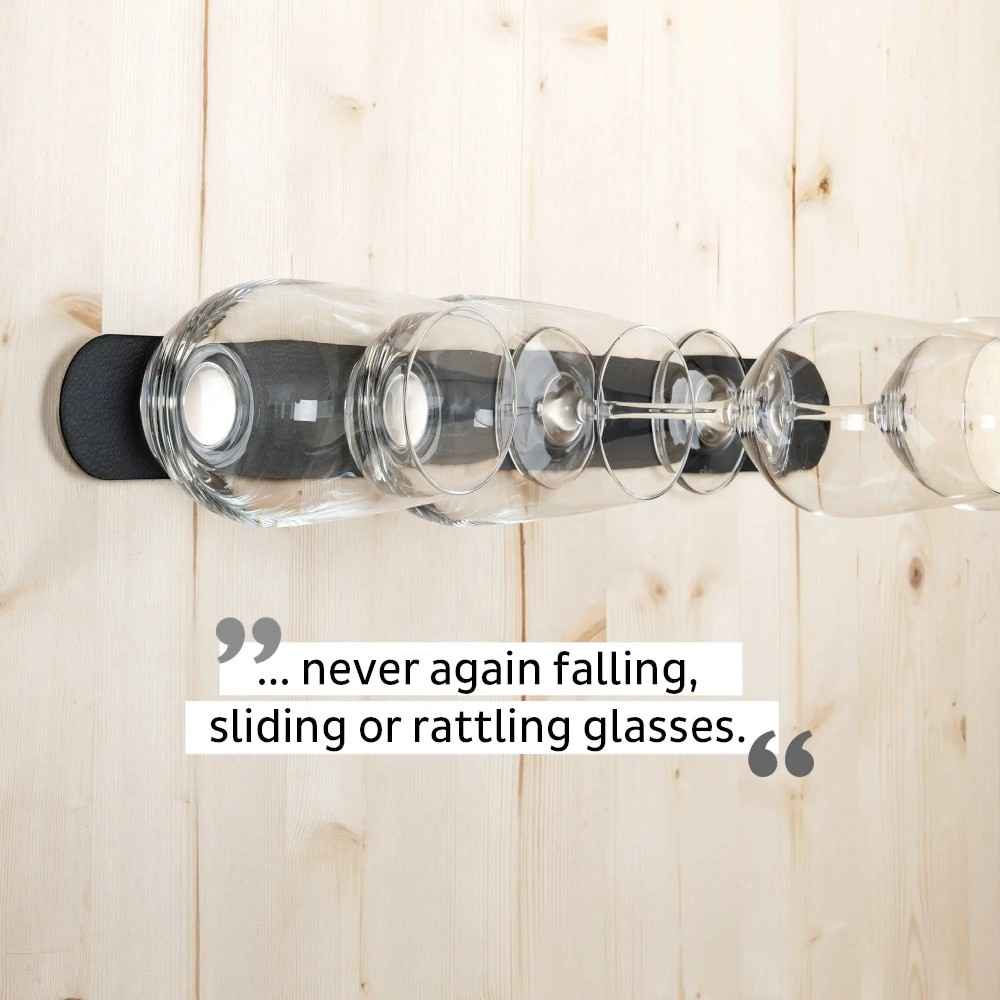 Metal Strip 50 cm BLACK for Magnetic Glasses By Silwy