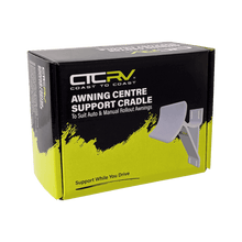 COAST RV White Aluminium Cradle to suit Auto and Manual Roll Out Awnings