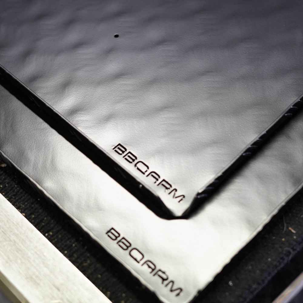 BBQArm Mate Arm Kit with Alloy Arm and Regular Aluminum Tray Black