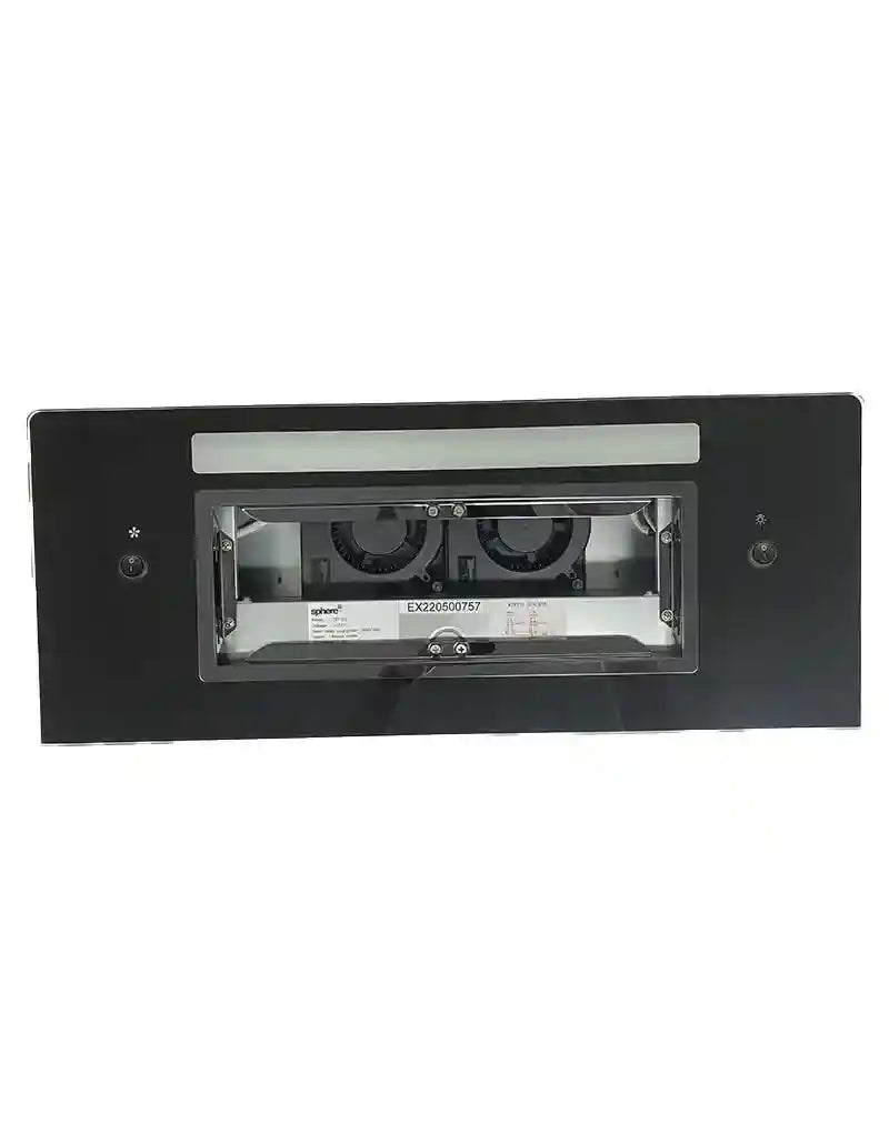 Sphere Tempered Glass Face Recessed Rangehood. C6110Y