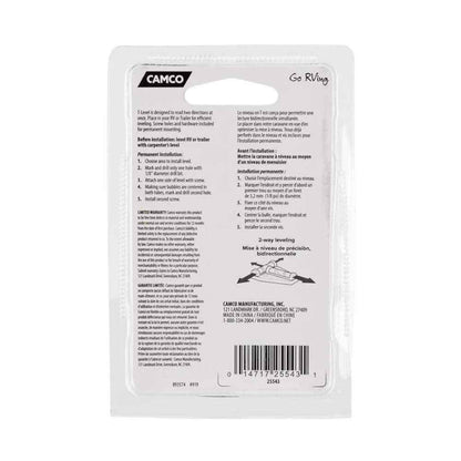 450-04010 T Level 450-04010 Camco for Leveling Caravans 3 Way Fridges RV - Everything Caravans 4