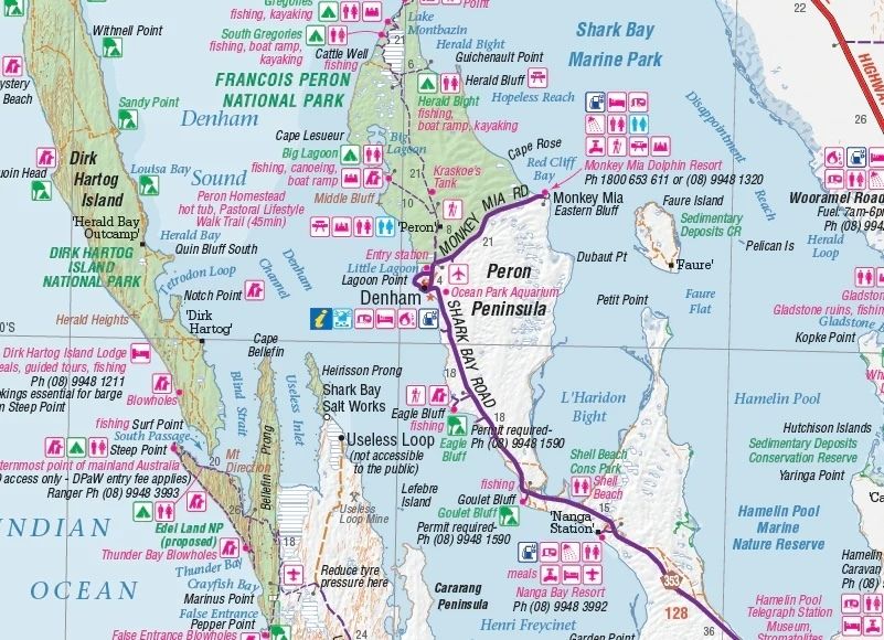 Hema Mid West Western Australia Map