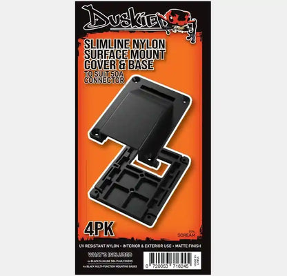 Duskie White Nylon Cover and Base to Suit 50AMP Anderson Connectors - 4PK