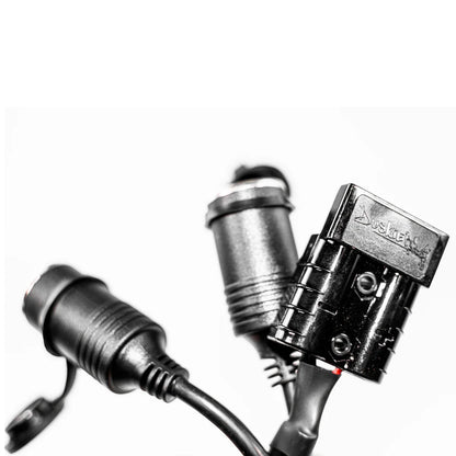 Duskie 50Amp Anderson Style Connector with Passthrough and Cigarette Socket plus Merit Socket