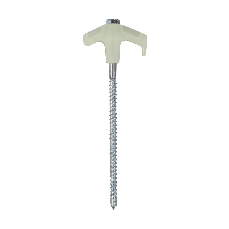 Oztrail 25 Piece Screw-In Tent Peg Set Glow in the dark