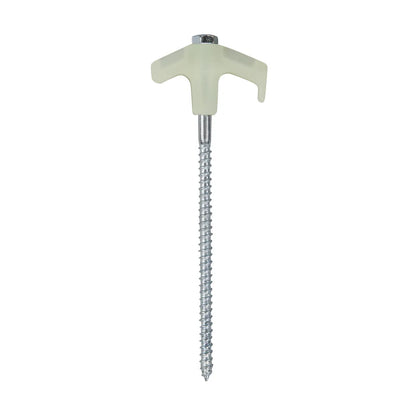 Oztrail 25 Piece Screw-In Tent Peg Set Glow in the dark