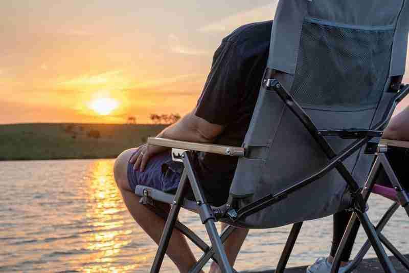 OZtrail Cape Series Recliner Chair Grey