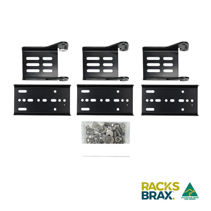 RacksBrax XD Adjustable Brackets - Short Triple