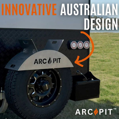 ArcPit 2-in-1 portable fire pit and outdoor BBQ - Standard Size