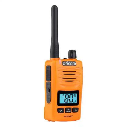 Oricom 5 Watt IP67 Waterproof Handheld UHF CB Radio - Orange