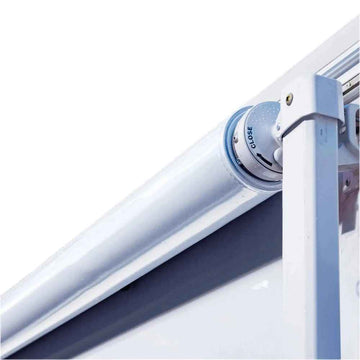 Aussie Traveller SBE 16' Awning White Ends- Light Grey