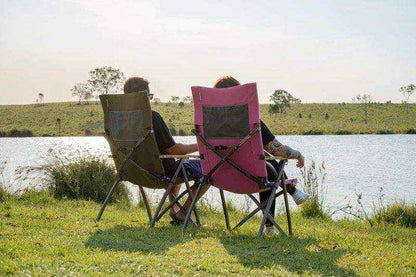 OZtrail Cape Series Recliner Chair Malibu Pink