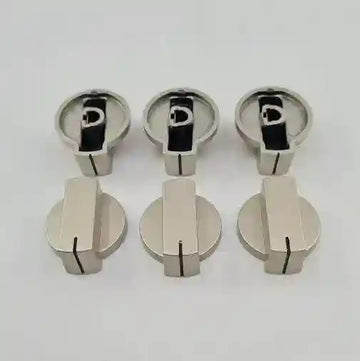 Thetford Straight Knobs Matt Nickle (Pack of 6)