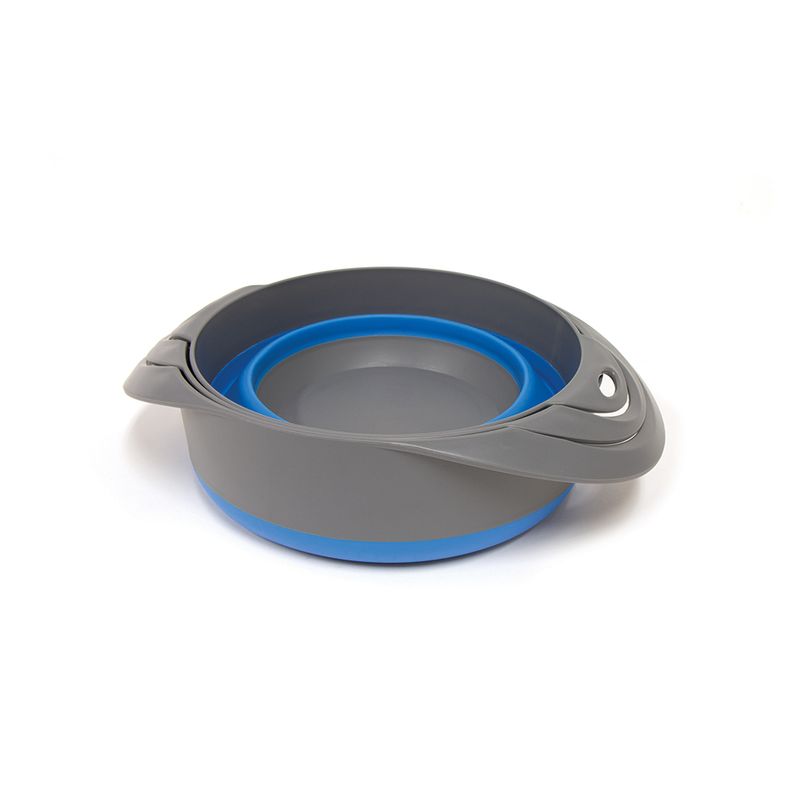 Popup Colander and 2 Bowl Set Blue