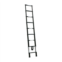 Black 2.6m Portable Telescopic Ladder with Carry Bag