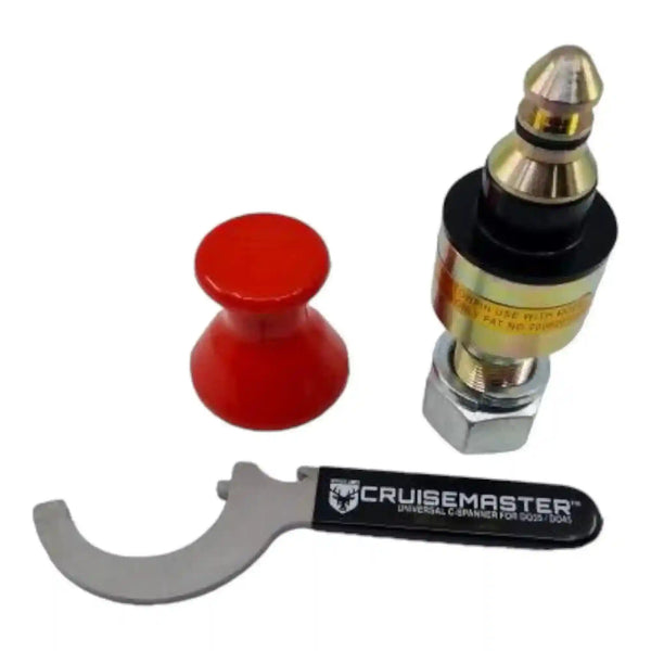 Cruisemaster Tow Pin - DO35 Adaptor Pin Kit Large 1 1/4" - 32mm Shank - Everything Caravans
