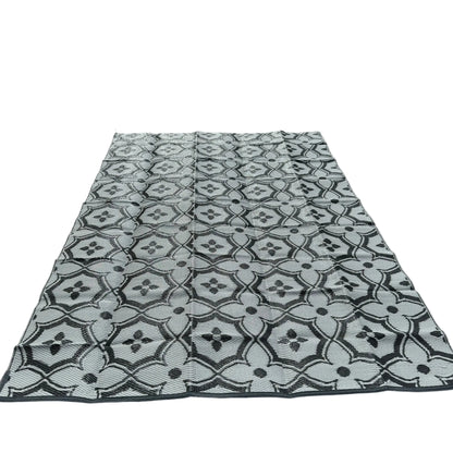 Caravan Camping Mat Classic Grey White 1.8m x 2.74m ...