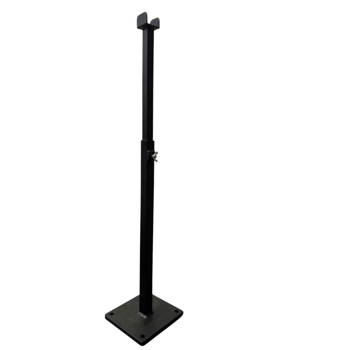 BBQARM Support Post Black powdercoat aluminium for Drawbar Mounted Kits