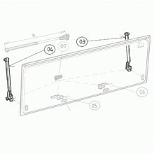 Dometic Sietz Window Stay (Pair) BG3637 300mm High Window Friction Type