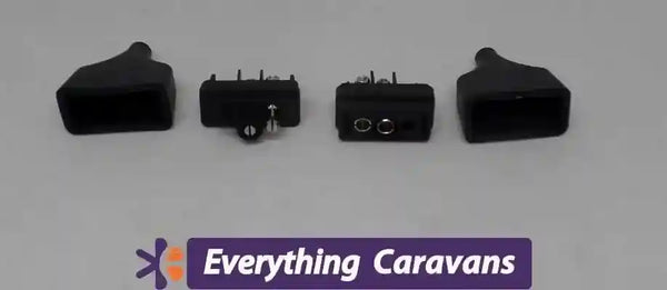 12volt Plug for 3 Way F400 RC1180 Chescold Dometic Fridge Freezer Old Type - Everything Caravans