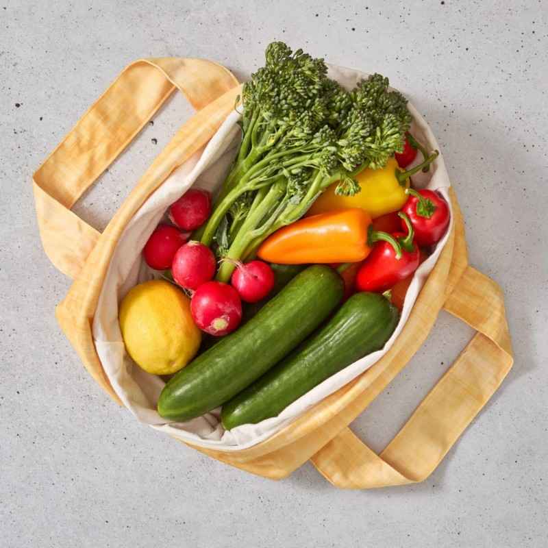 Produce Pod - Reusable Veggie Bag for Fridge - Lemon