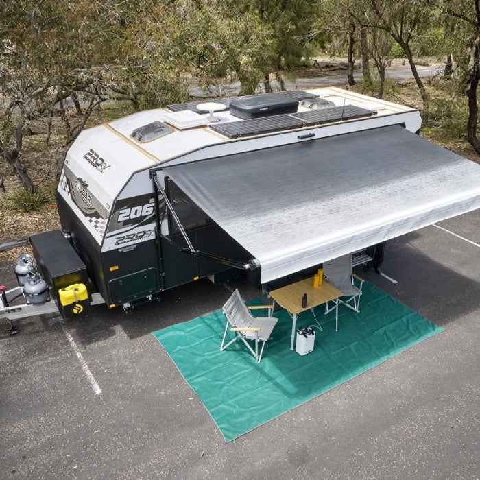 Dometic 9700 Power Awning 15ft White Roller Tube and Fabric